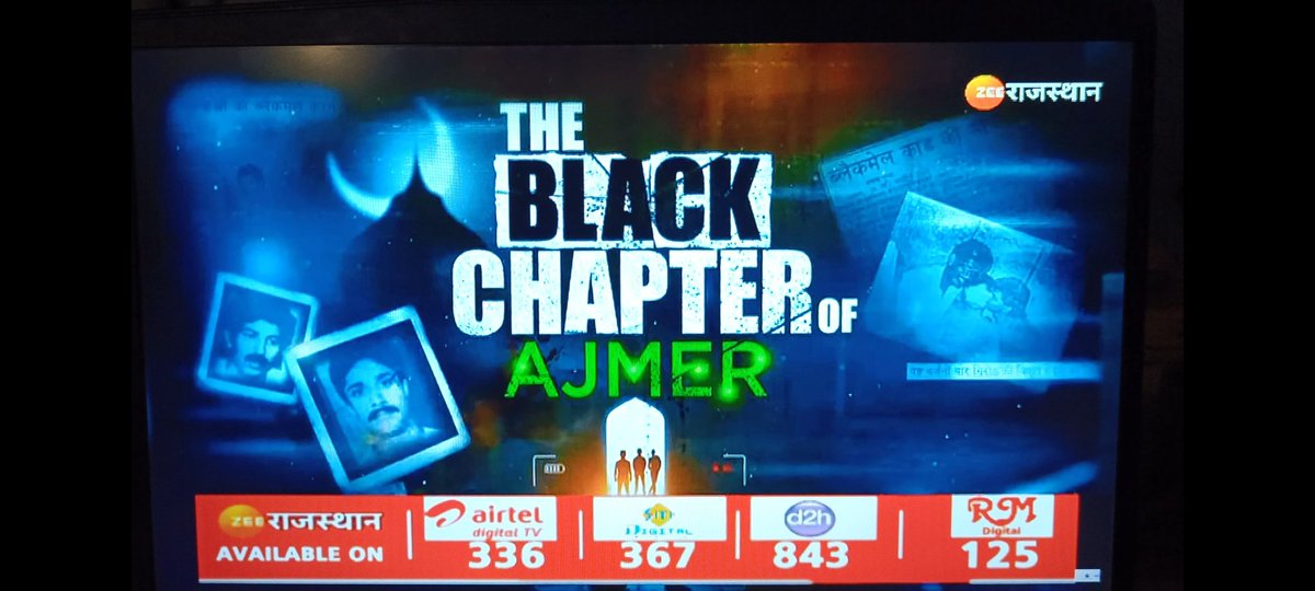 shailfilm's tweet photo. आज मेरी #Documentary
'The Black Chapter Of Ajmer @zeerajasthan_ पर दिखाई गई। Thanks to decision makers.
ये वो कांड था जिसने केवल #अजमेर या #राजस्थान को ही नहीं, बल्कि पूरे देश को झकझोर दिया था...
#TheBlackChapterOfAjmer #ZeeDocs @ZeeNews
#Ajmer92 #Ajmer #AjmerBlackmailCase https://t.co/oTqzHyeE4B