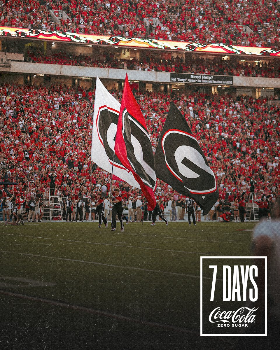 The wait almost over!

#GoDawgs | <a href="/CocaCola/">Coca-Cola</a>