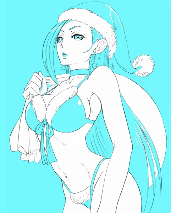 #トミフェスイラスト募集 サマークリスマス