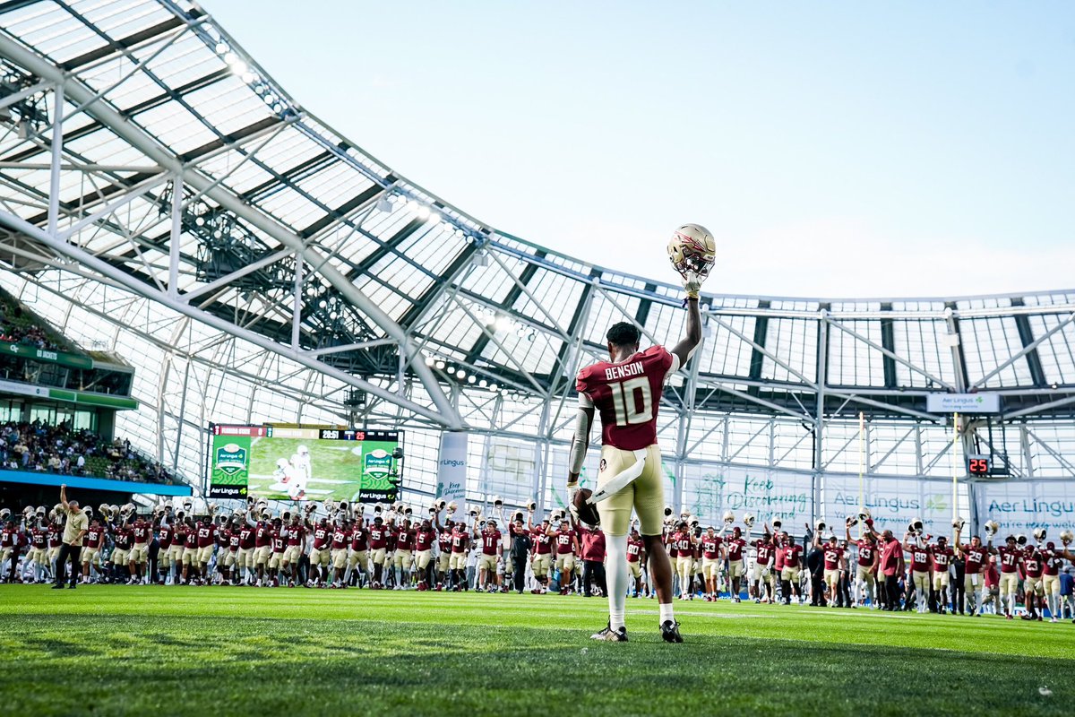 The first one of 2️⃣0️⃣2️⃣4️⃣…

Kickoff is next at 12:08 ET on ESPN 

#NoleFamily | #KeepCLIMBing