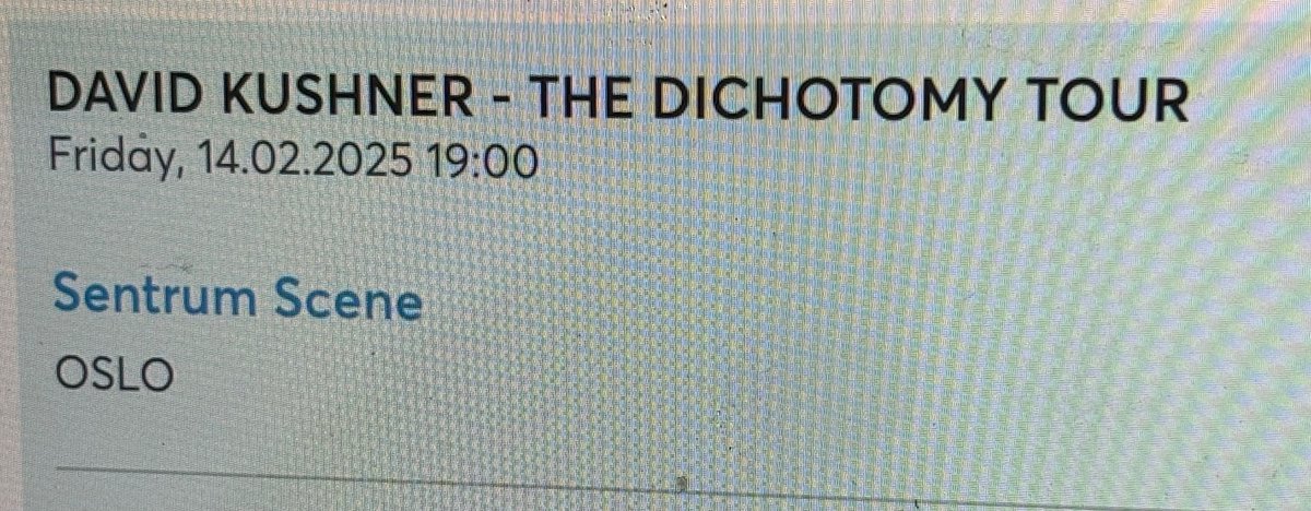 izzidizzy1's tweet photo. Just secured tickets for me and my little sister to see @davidkushner_  in February 🥹🥹 https://t.co/5s6JbPMcCr