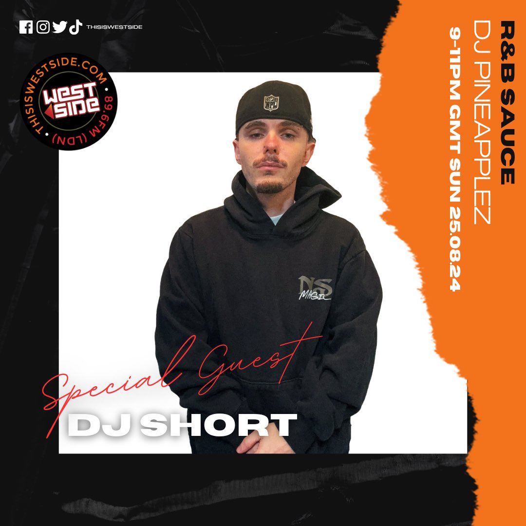 London, this Sunday i'll be on Westside Radio's R&amp;B Sauce with an exclusive mix of Timbaland blends - tune in at 89.6FM or listen live on their website! thisiswestside.com 📻
