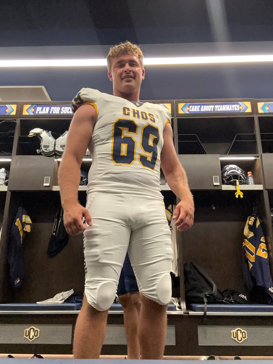 University Central Oklahoma 
Nose guard
