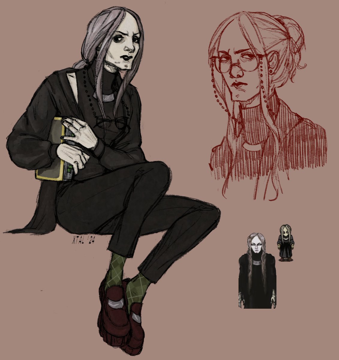 catboybride's tweet image. modern au enki :3