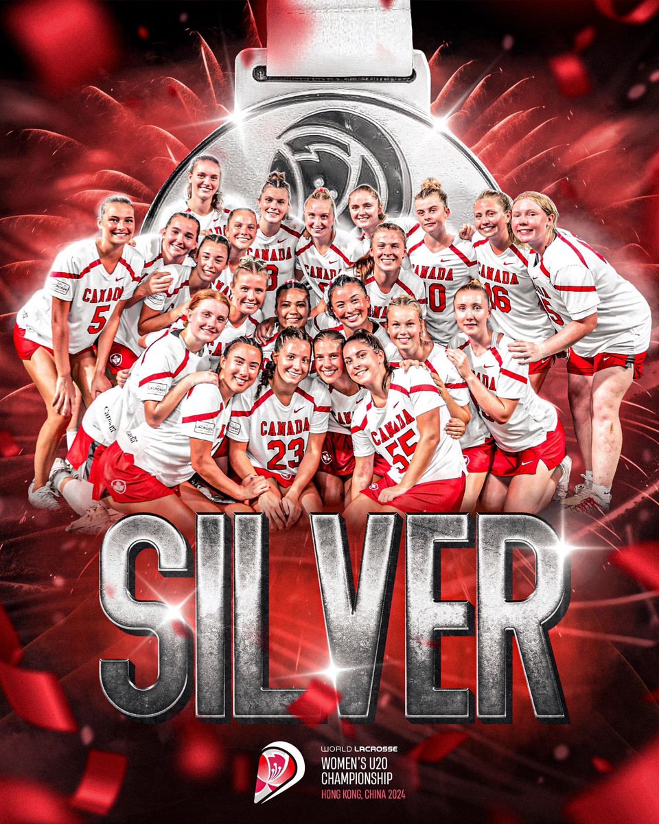 Congrats <a href="/LacrosseCanada/">Lacrosse Canada</a> 🇨🇦 <a href="/WorldLacrosse/">World Lacrosse</a> Women’s U20🥈

Special shout out to our #LBKAlumni 🩵