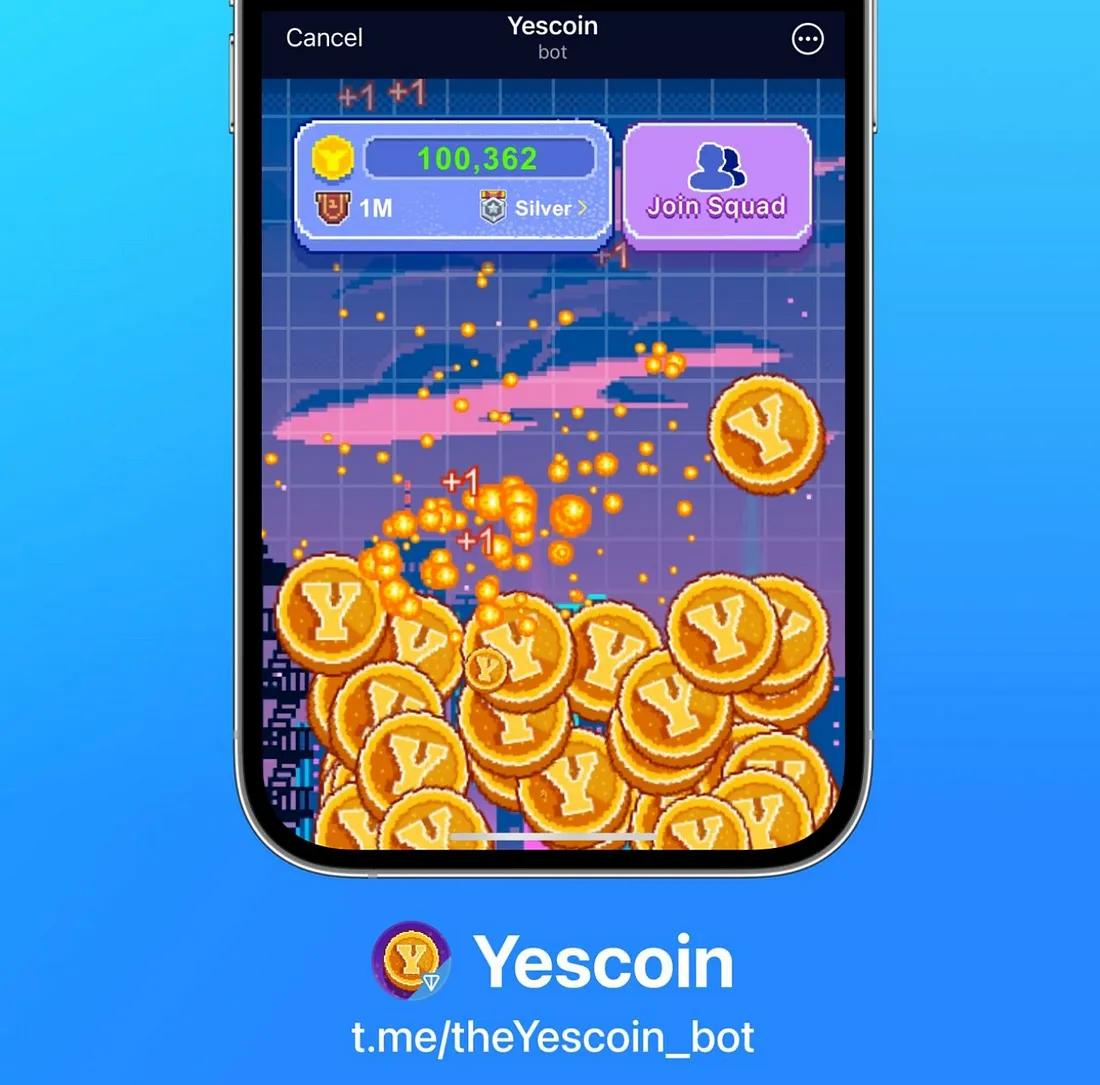 🚀 Ready to earn some $YES? Join Yescoin on Telegram and start earning by simply swiping your screen! 
Easy, fun, &amp; rewarding. 

Get started now 👉 smpl.is/98v13

#Yescoin #crypto #airdrop #TON #telegram #cryptocurrency $not #notcoin #bitcoin #doge #giveaway #giveaways