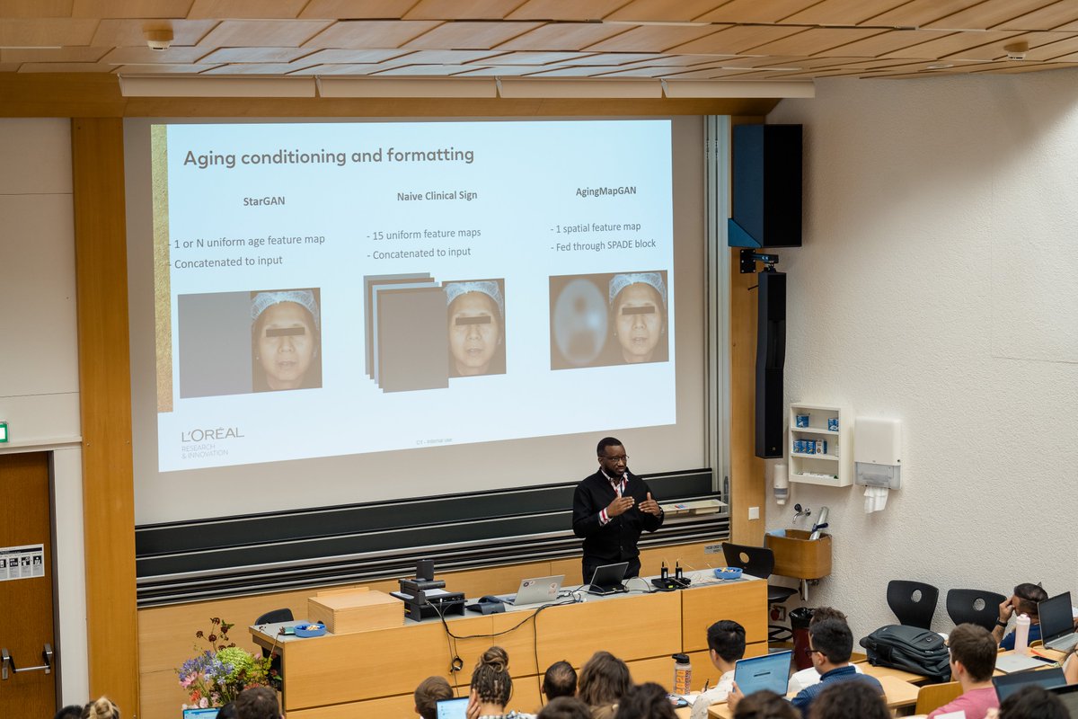 This summer I gave a lecture at  the Bumblekite Summer School In Health care and Biosciences at ETH Zurich. Among other topics, I presented our work in face signs (wrinkles, brownspots, ...) modelling  using machine learning bumblekite.co/summer-school-…