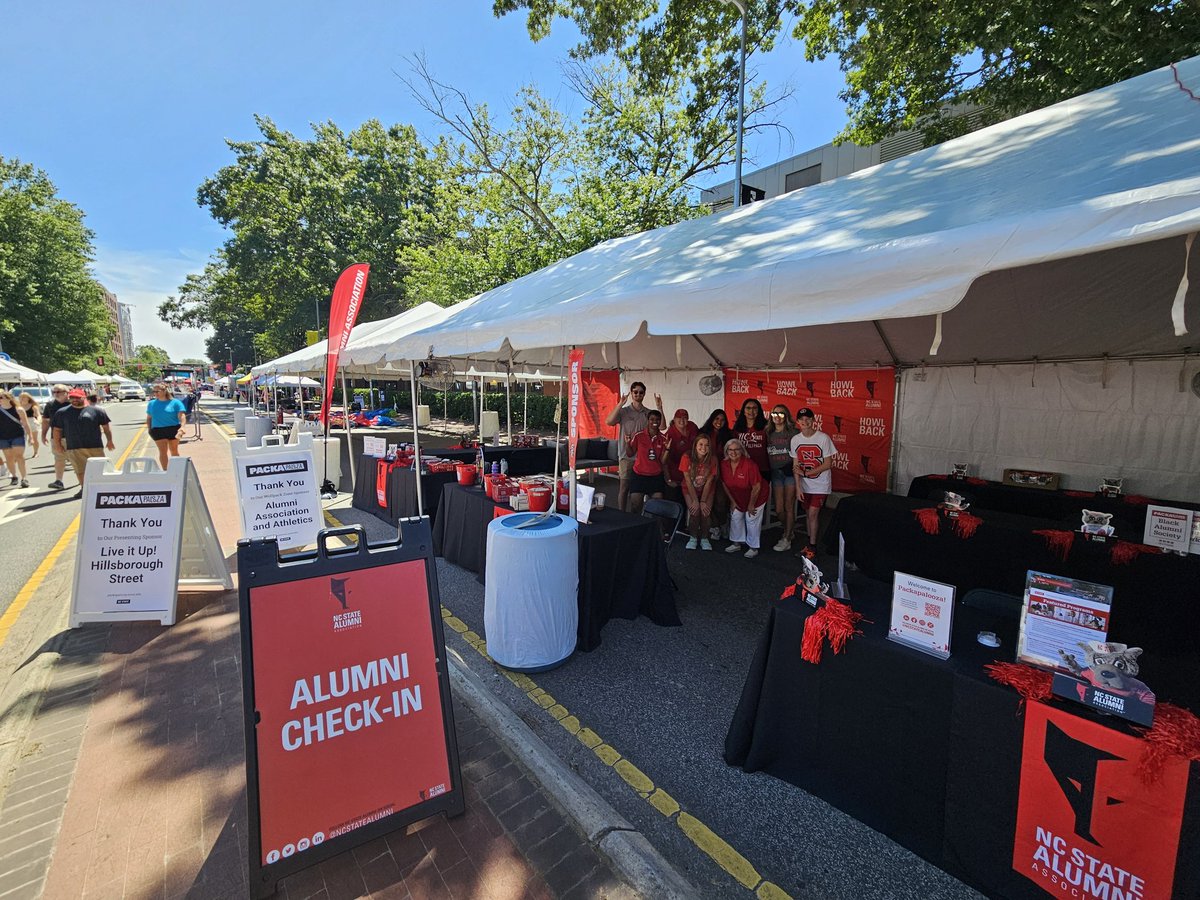 We are all set to welcome our <a href="/NCStateAlumni/">NC State Alumni</a> #Packapalooza #HowlBack