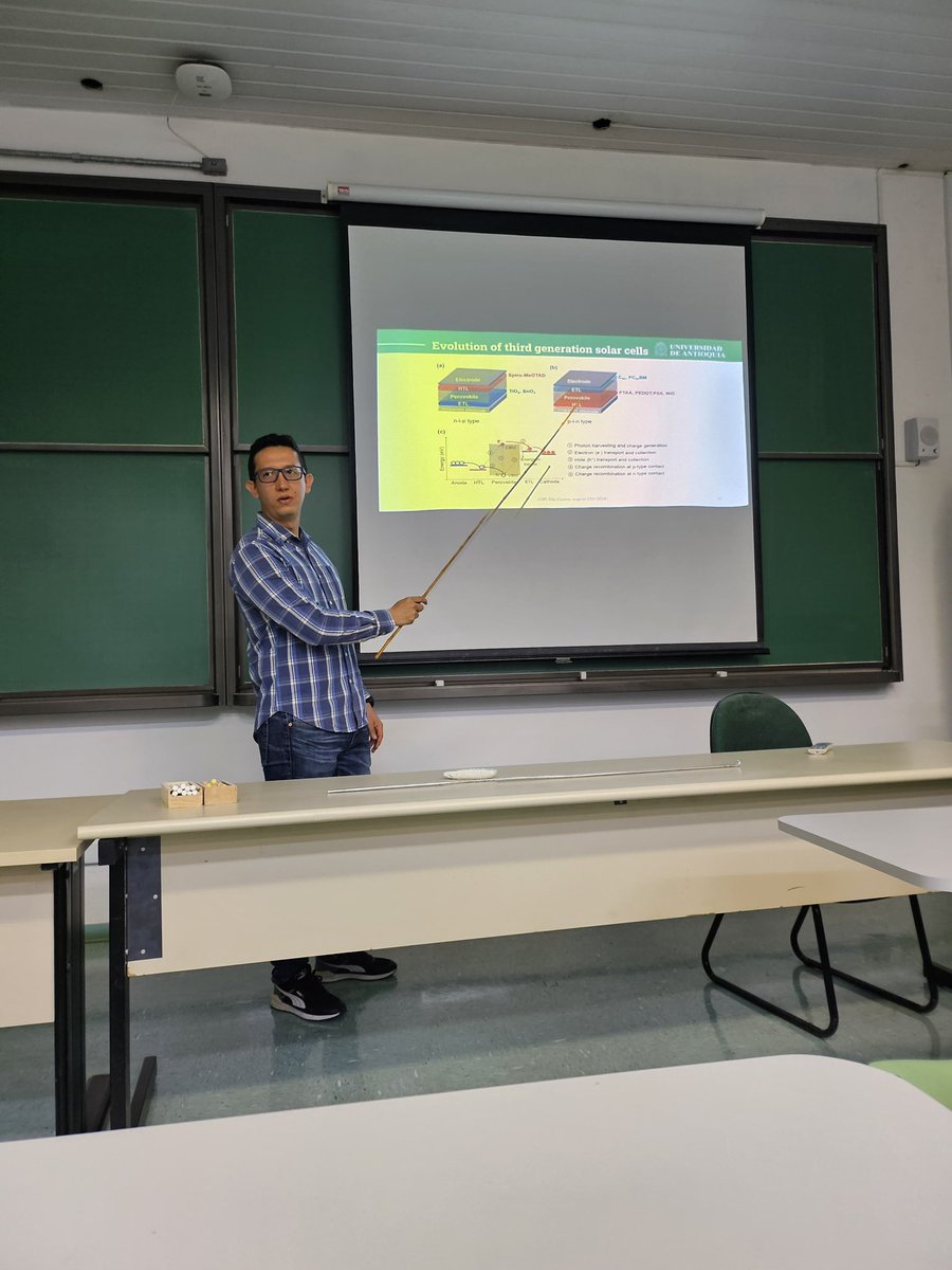 Had the opportunity to visit <a href="/uspsaocarlos/">USP São Carlos</a> and present our research on #perovskite solar cells
Thanks to the #IMAT research group of the Institute of Physics for the invitation
<a href="/UdeAenergy/">UdeAenergy</a>
