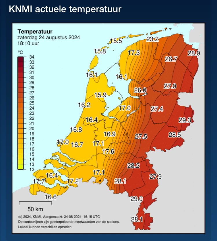ds_tderidder's tweet photo. Toch wel bijzondere temperaturen. Ik sta hier op het  spektakel te wachten. https://t.co/NR37h3CQuT