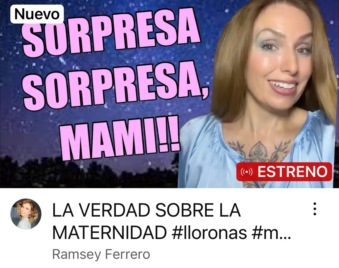 ramseyferrero79's tweet photo. LA VERDAD SOBRE LA MATERNIDAD #lloronas #maternidadereal https://t.co/3Y0hXE9dvh vía @YouTube https://t.co/oAJXcdCcQi