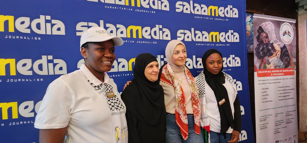 salaamedia's tweet photo. Fundraising event at Limoni Resturant - Qurtuba Hotel Linbro Park, Sandton
#YoumnaElSayed #SATour #Palistine #Gaza https://t.co/qDtk97GQ1w