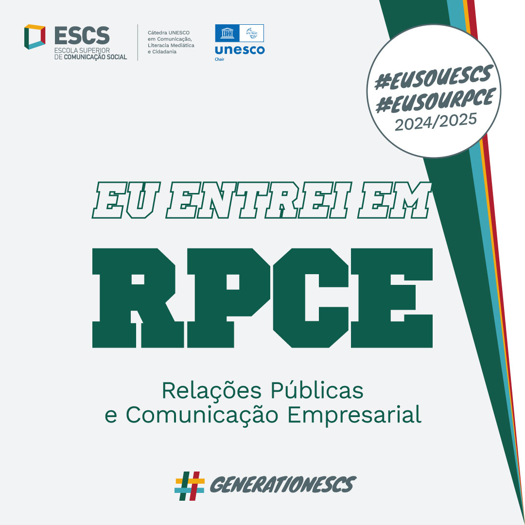 A ESCS dá as boas-vindas aos/às novos/as estudantes. 😃 Muitos parabéns pelo vosso ingresso no Ensino Superior! 👏 👏 👏 É com imensa honra que vos recebemos na família escsiana. 🤗 #EuSouESCS #EuSouAM #EuSouJORN #EuSouPM #EuSouRPCE #ESCS #GenerationESCS 💙💛❤️💚