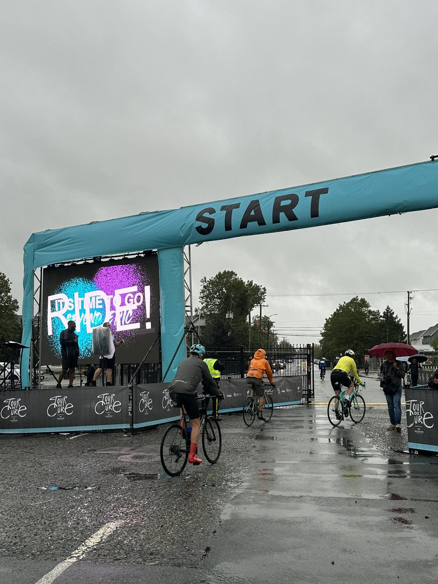 A rainy but strong start to the day!