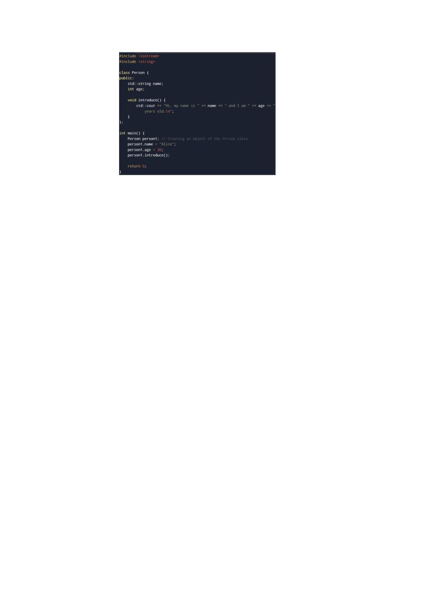 TechHarshal's tweet image. 📚 Day 21 of learning C++ programming language 💻
Today’s learning progress:
- OOPs in C++
- Classe and objects
- Concepts
- Examples
Today's Notes are Given
#coding #Twitter