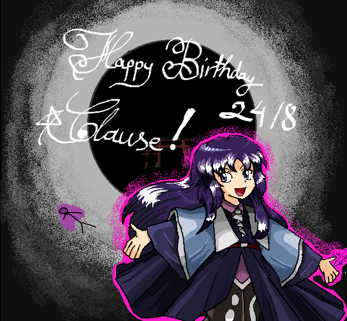 burntmold's tweet photo. Artwork to celebrate Clause's birthday. (I "prodigiously" adore you, Clause!!!!) 

#Len_en_art https://t.co/kMSP8gWTea