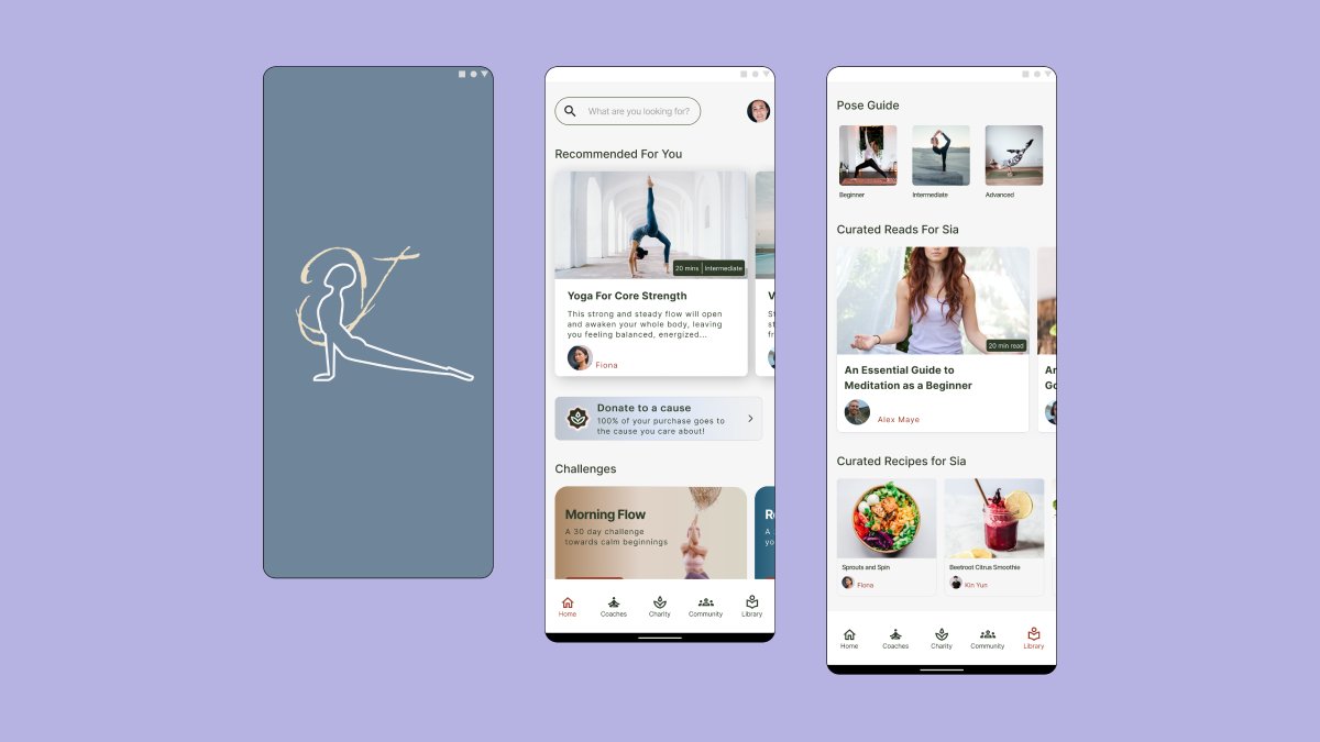 n_indesign's tweet image. A yoga app that provides a personalized overall health experience by recommending yoga poses based on your expertise and offering healthy recipes.

#MinimalistDesign #ModernWellness #HealthAppDesign #SleekFitness #UserExperienceDesign #YogaInspiration #WellnessApp #RecipeIdeas