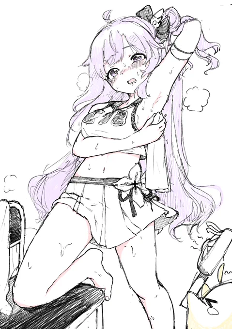 「!?……お、おにいちゃん……?」 #アズールレーン 