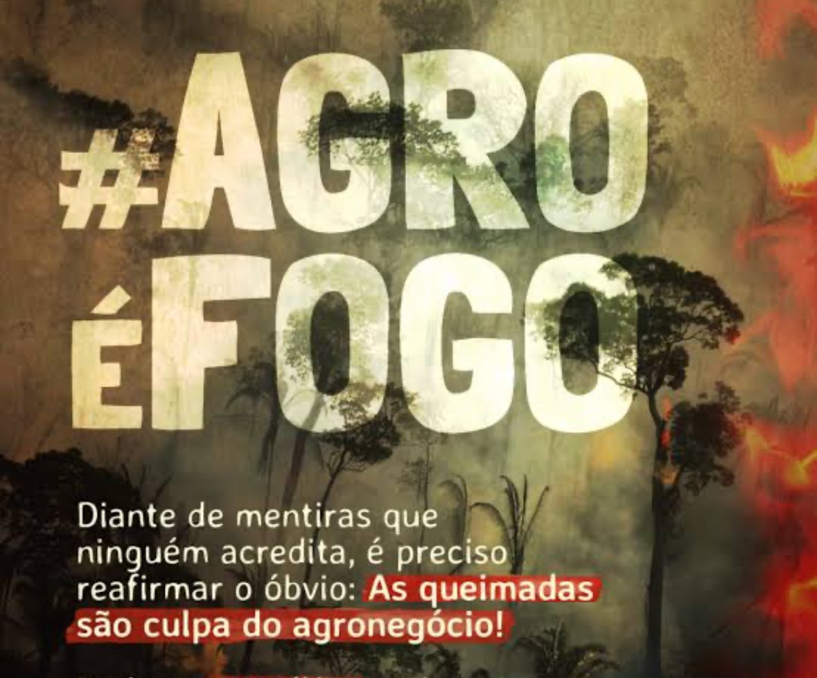 Os bolsominions pesam que o o agro que carrega o Brasil nas costas, que sem o agro o Brasil passa fome. Eles exportam seus produtos e gera um mínimo de empregos. A agricultura familiar é responsável por 70% dos alimentos que consumimos e gera emprego e renda para milhões de
