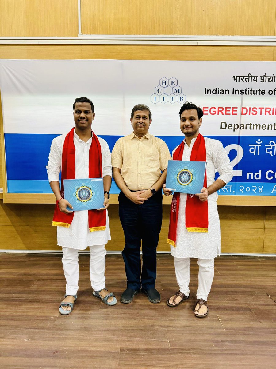 Kaliappan Group (@kpkiitb) on Twitter photo Congratulations to Mahendra <a href="/Mahendrashingo2/">Mahendra shingole</a> and Ajad <a href="/Ajad52705601/">Ajad</a> on receiving their PhD degrees at the 62nd convocation of IIT Bombay! 🎓 <a href="/iitbombay/">IIT Bombay</a> <a href="/KrishnaPKaliap1/">Krishna P Kaliappan</a> Congratulations to Mahendra <a href="/Mahendrashingo2/">Mahendra shingole</a> and Ajad <a href="/Ajad52705601/">Ajad</a> on receiving their PhD degrees at the 62nd convocation of IIT Bombay! 🎓 <a href="/iitbombay/">IIT Bombay</a> <a href="/KrishnaPKaliap1/">Krishna P Kaliappan</a>