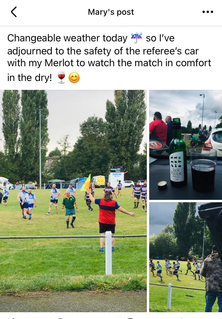 The challenges of being the wife of a rugby ref! 🤣 #EastMidsRefs ⁦<a href="/EMRURS/">East Midlands Refs</a>⁩