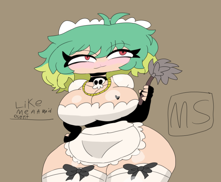 mautziArt's tweet photo. maid outfit? fanart for 
@REYCALL1 https://t.co/96RAMw1mCW