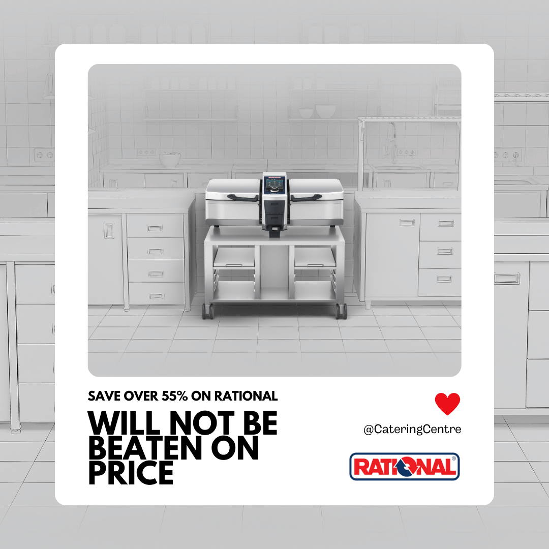 At Catering Centre you can save up-to 55% off all Rational icombi ovens. We also have massive savings on the undisputed ivario. Visit our website today. #ivario #icombi #rational #cateringequipment #savings zurl.co/vEh6 We will not be beaten on price.