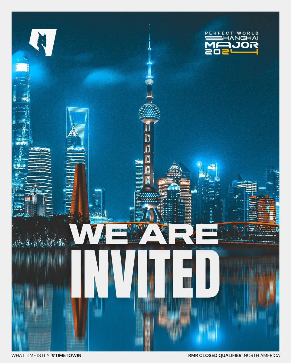 🉐| Invitation Shanghai Major 2024: North American Qualifier

Il est temps de réserver nos billets pour Shanghai, une victoire à la fois !

Les hostilités commencent dès lundi face à <a href="/exoloslazer/">E-Xolos LAZER</a>, soyez prêts !🐉

<a href="/CS_PerfectWorld/">CS_PerfectWorld</a> #TIMETOWIN