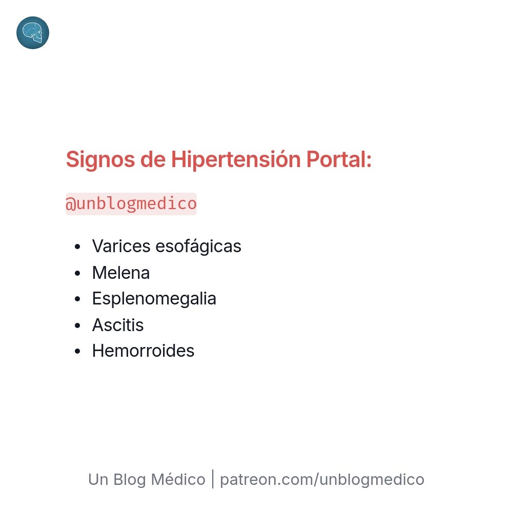 🏥 | Signos de Hipertensión Portal: