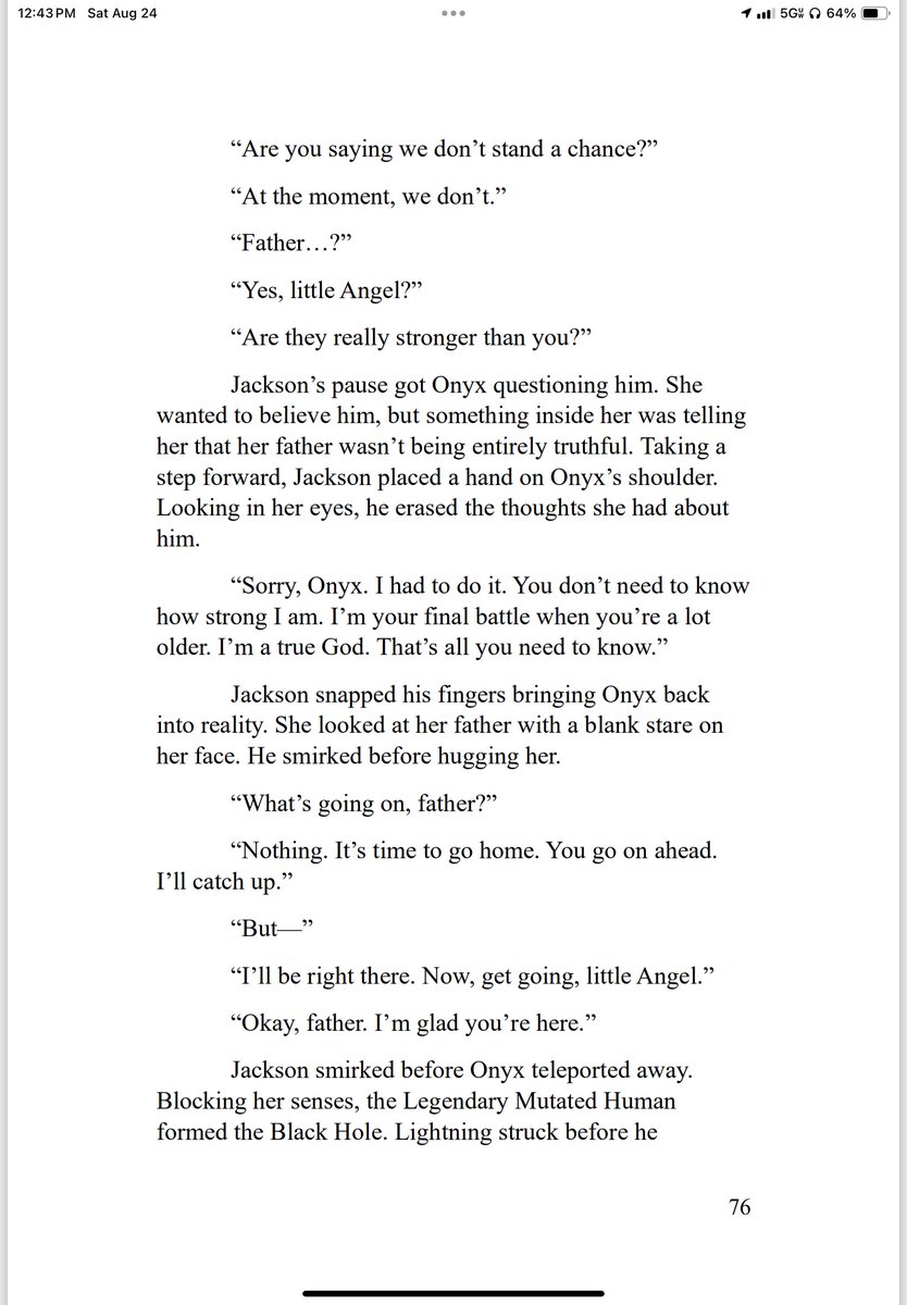 SirKingMecha1's tweet photo. Pages 75-77 of “Infe5tion”
#LiteratureSaturday
#Infe5tion
#Cyborgs
#Darkness
#Parasites
#FinalInfection
#TheLegendAwakens
#Horror
#WIP https://t.co/gAa7n4sAli