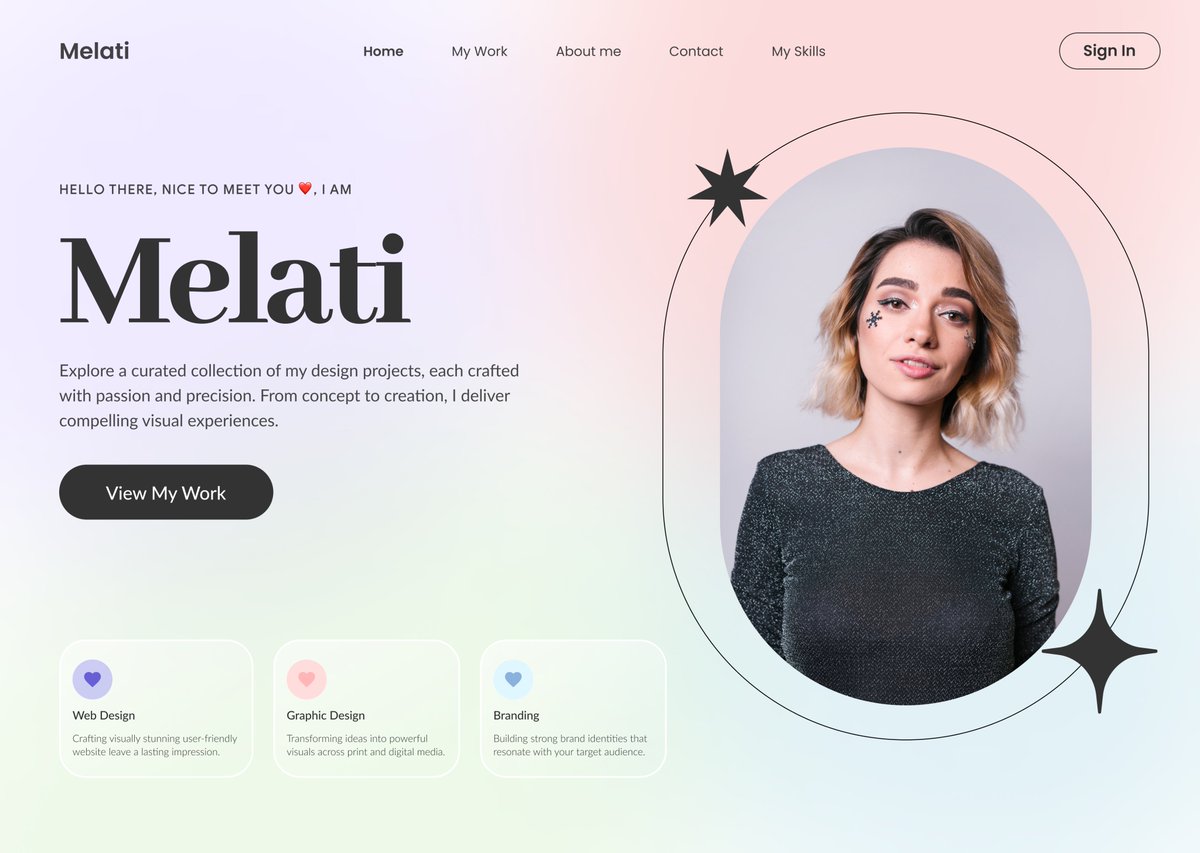 laibacreatives's tweet image. Made this Portfolio Website Design using Figma 🙋‍♀️

How is it?