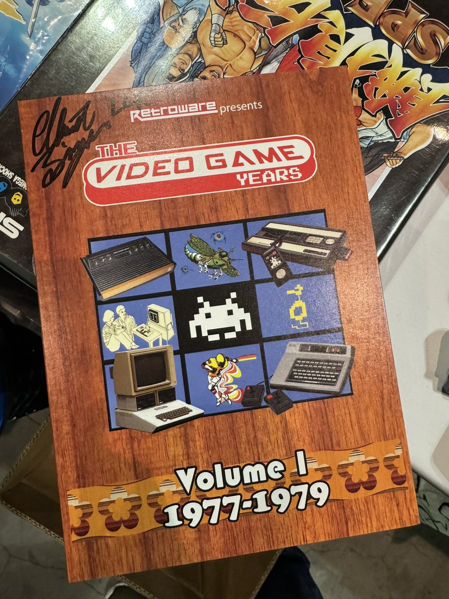 after knowing <a href="/lazygamereviews/">LGR</a> for about 15 years, we finally get to meet in person <a href="/RetroWorldExpo/">RetroWorld Expo</a> ! Of course I make him autograph our DVD!! Great to actually meet you finally, Clint!