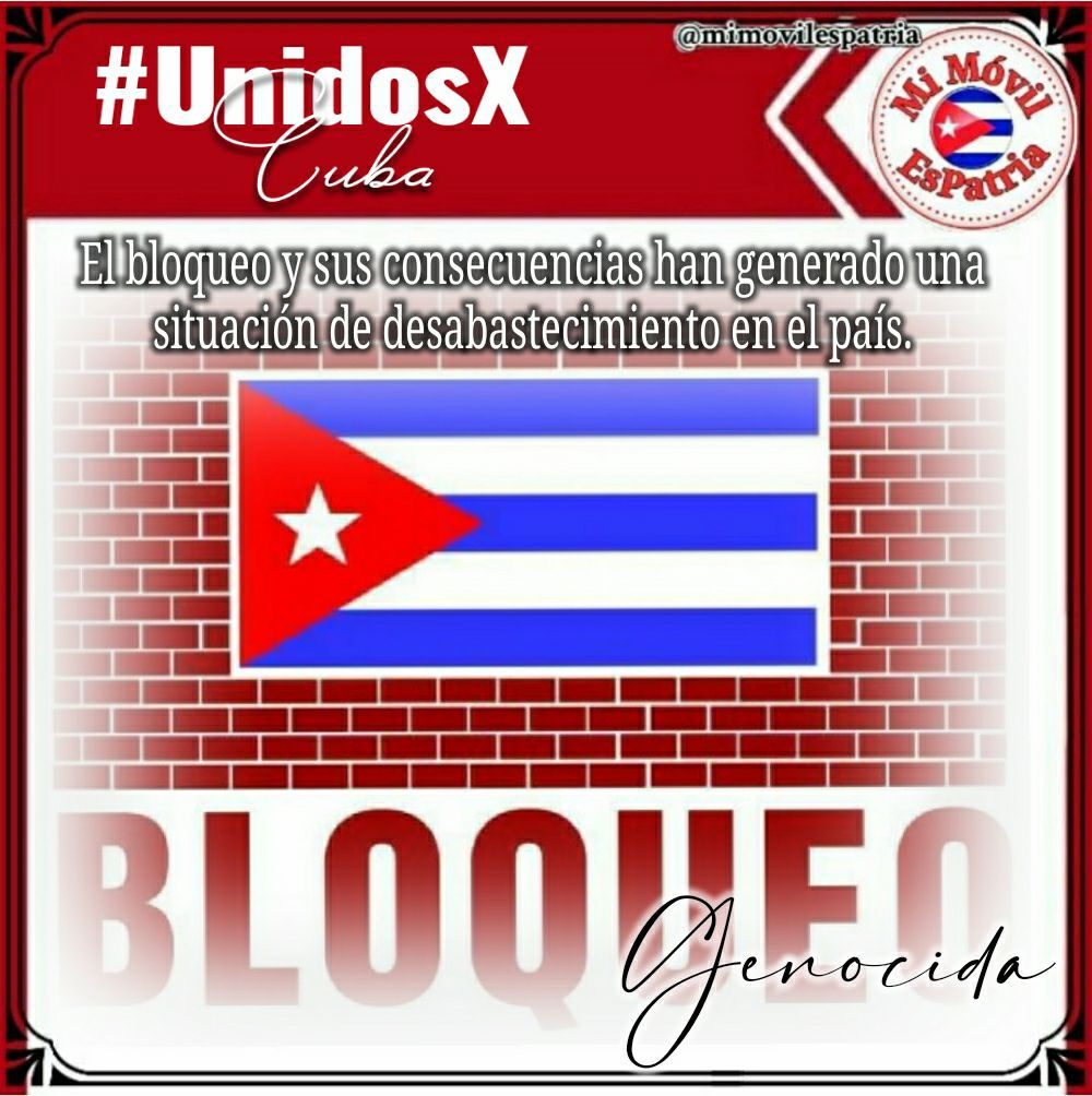 El bloqueo constituye el principal obstáculo para el desarrollo de la economía del país. #CiegoDeÁvila #UnidosXCuba <a href="/DrRobertoMOjeda/">Dr. Roberto Morales Ojeda</a>
<a href="/PartidoPCC/">Partido Comunista de Cuba</a>  <a href="/DiazCanelB/">Miguel Díaz-Canel Bermúdez</a>