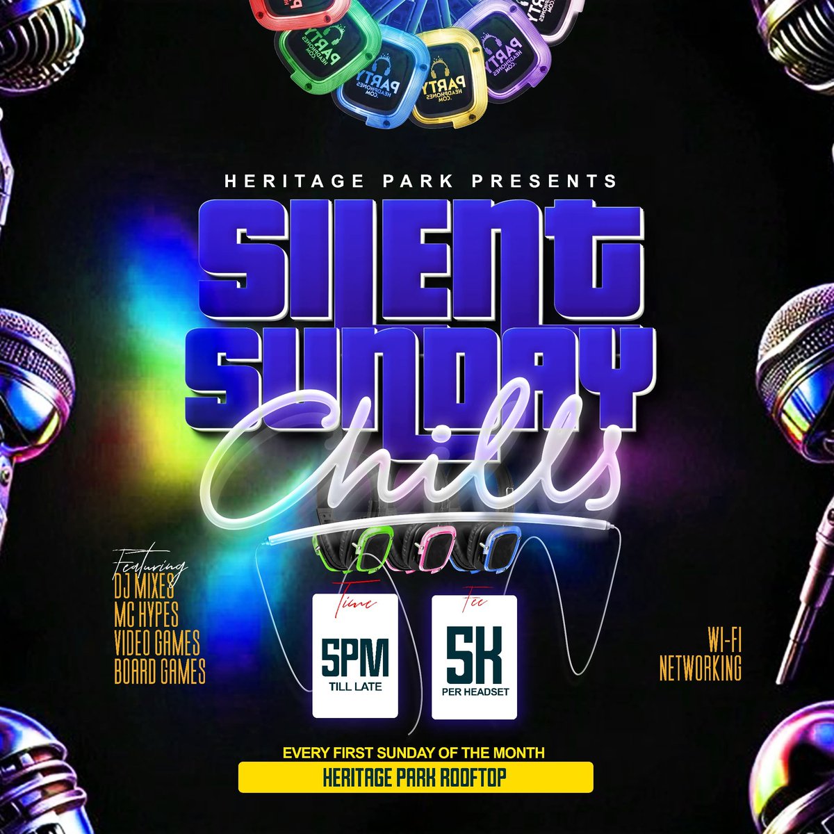EVERY FIRST SUNDAY OF THE MONTH, SILENT DISCO EDITION HERITAGE PARK ROOFTOP <a href="/OnduparakaFC1/">Onduparaka FC</a> <a href="/KCCAFC/">KCCA FC</a> <a href="/RCAruaEcoCity/">Rotary Club of Arua Eco City</a> <a href="/Aikohzack/">Aikoh</a> <a href="/Anite__Evelyn/">Evelyn AnitE</a> <a href="/Aruacitynights/">Arua City Nights</a> <a href="/job_matua/">Matua Job Richard</a>