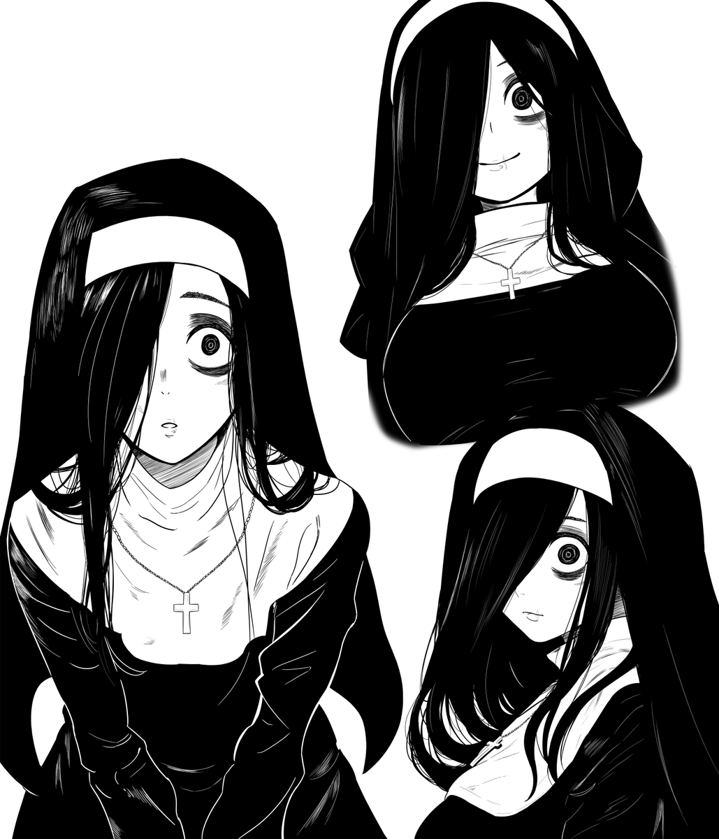 Lughostin's tweet photo. How about some nun Sadako?
#TheRing #貞子 https://t.co/PqQ7JrFBj0