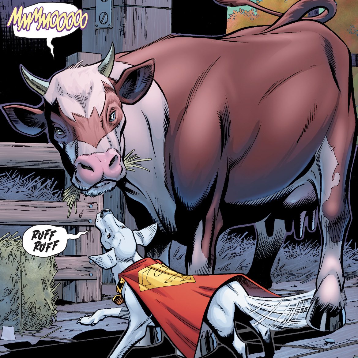 BenJMorse's tweet image. The Super Sons Annual is pretty high concept, a mostly wordless team-up between the heroes’ pets, but Peter Tomasi manages to have as much fun with Krypto, Titus and company as he does with Damian and Jon.
#DCRebirthEraChallenge