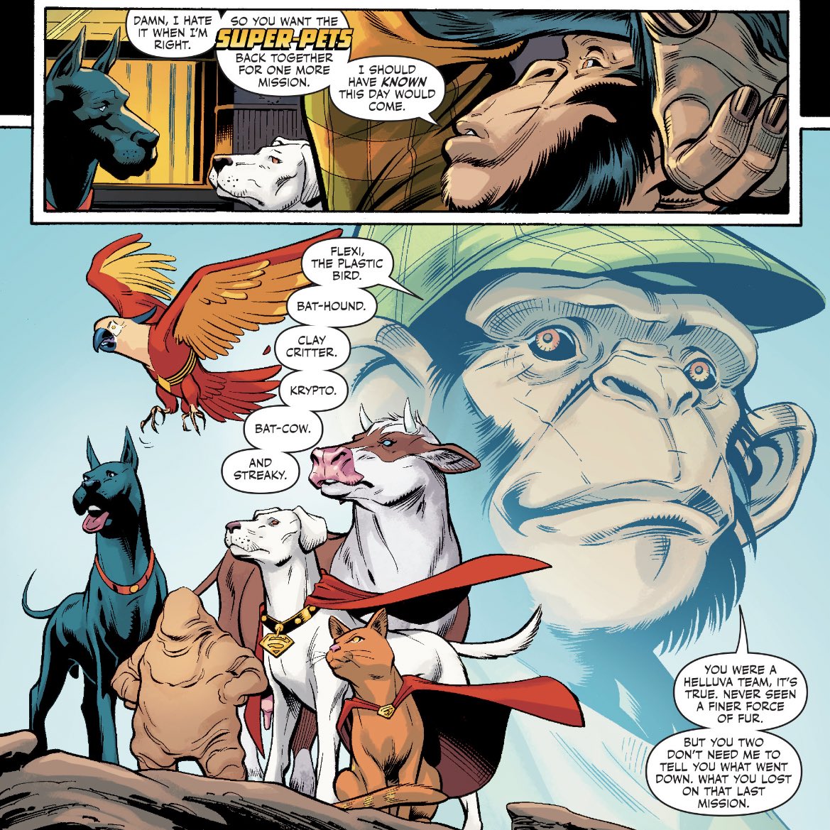 BenJMorse's tweet image. Obviously a lot of storytelling weight is on the artist here, but no less than Paul Pelletier handles pencils with Cam Smith inking and Hi-Fi on colors.
#DCRebirthEraChallenge