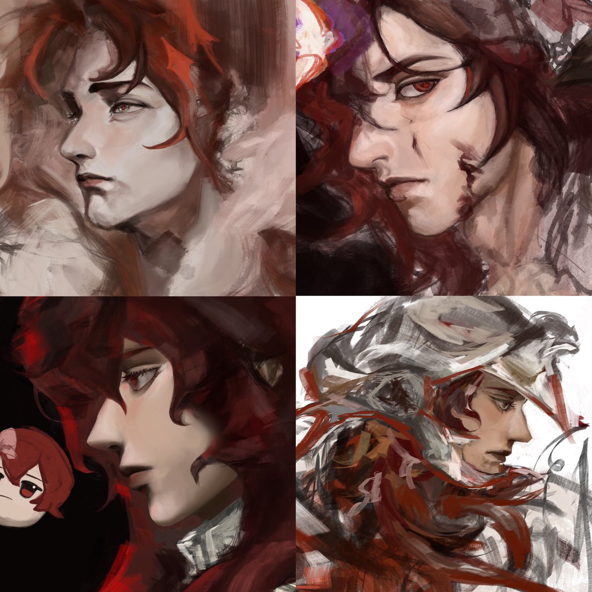 i can do headshots w this style/like these for 1700₱ / 35$! (tax excluded)

 paypal/gcash only, dm me if interested! 🖤