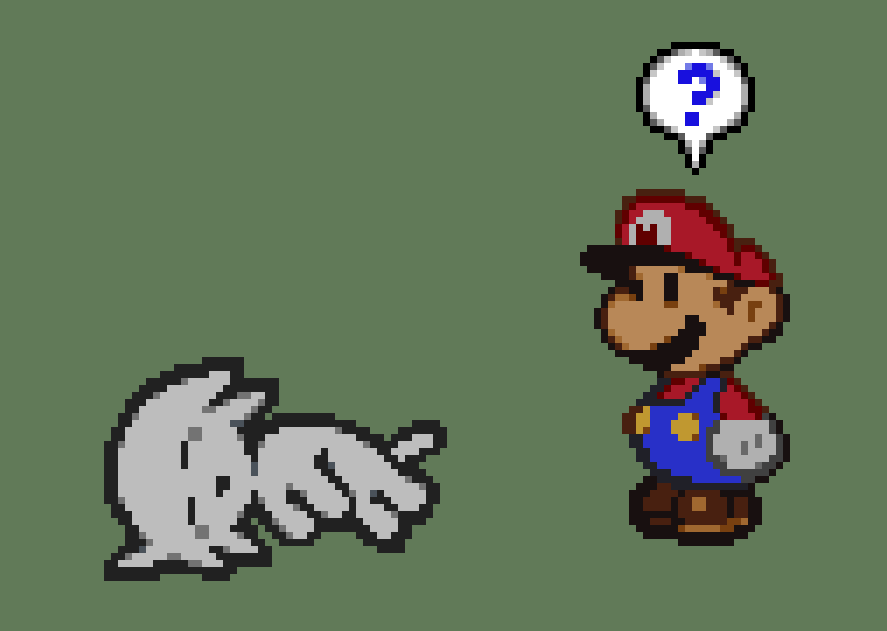 Mayxaroni's tweet photo. I hated this partner in Paper Mario. All they did was sleep during battle. Such a stupid useless thing. https://t.co/d5VSiXlhur