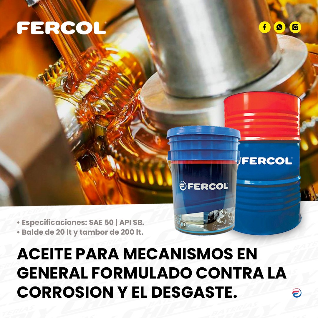 ¡Adquirí #aceites #lubricantes para #mecanismos en general, elaborados con bases altamente refinadas! 🩸 Formulados con #compuestos capaces de controlar la #oxidación, la #corrosión y el #desgaste. 🌐 chiplybaterias.com