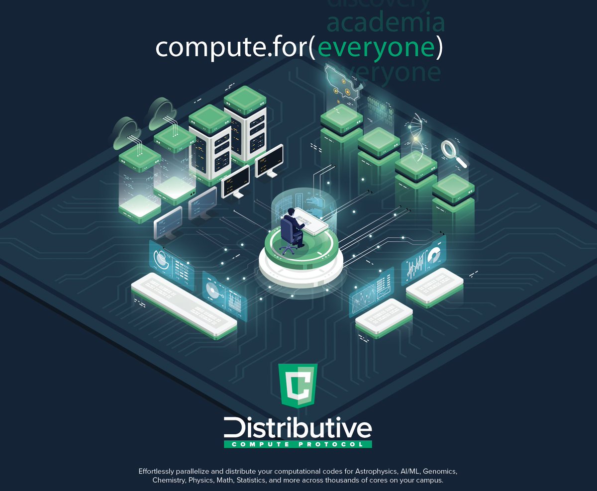 DistributiveNet's tweet image. DCP quick start - buy, sell, run compute with a click
This is an all-in-browser familiarization of DCP, a self-serve distributed computing platform. Pay and get paid to compute.
docs.google.com/document/d/1W2…
@a16z