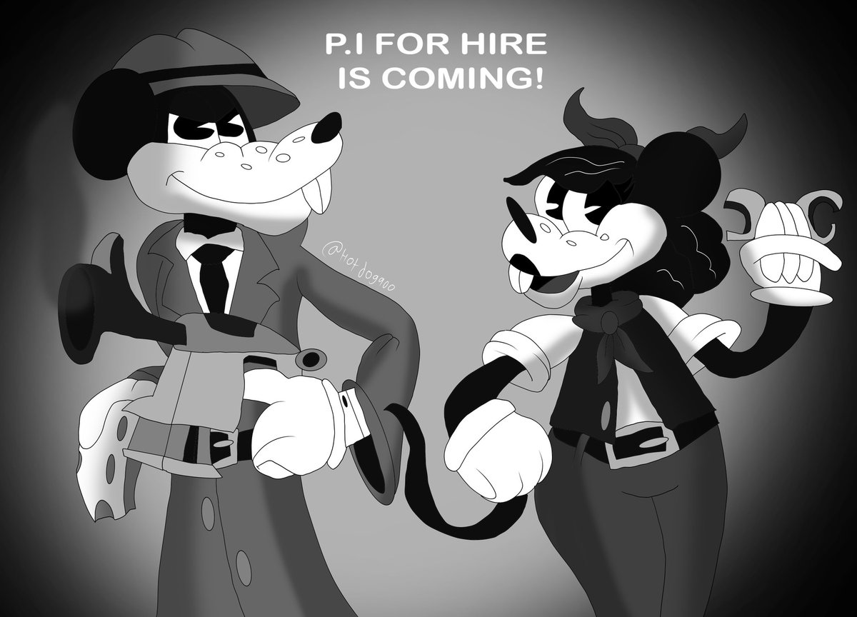 ollie41451's tweet image. Mouse: P.I FOR HIRE in my style!

#fumigames #1930s #mousepiforhire #mousepiforhirefanart