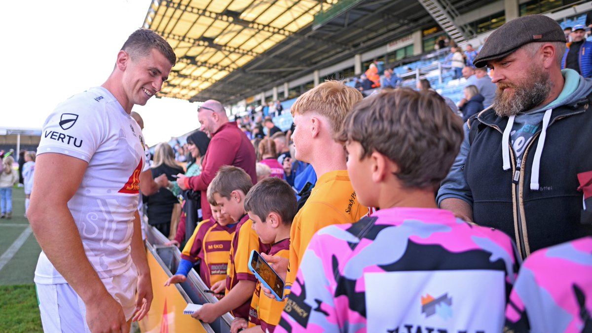 ExeterChiefs's tweet photo. It was so good to see you back at Sandy Park #ChiefsFamily π
#JointheJourney | #PreSeason24 https://t.co/Dg7QDiv5tk