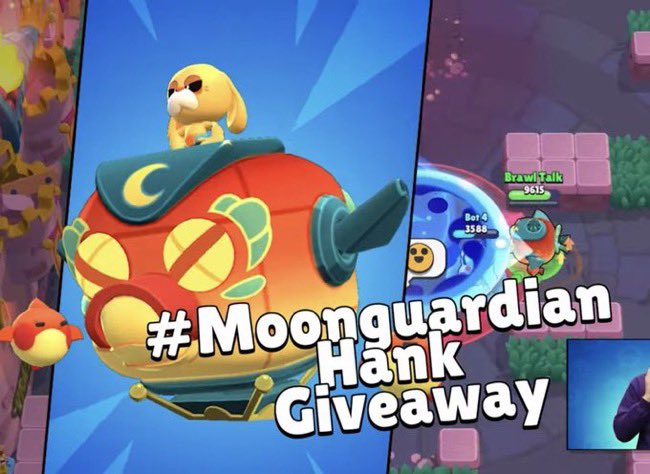 🚨×3 Moon Guardian Hank Giveaway! 🚨

To enter:
• Follow: <a href="/charlzbs/">charlz</a> 
• Like &amp; Repost ❤️♻️
• Tag someone

The winner will be announced and given away via PayPal/Supercell Store once the skin is released in-game.

#BrawlStars #MoonGuardianHankGiveaway
