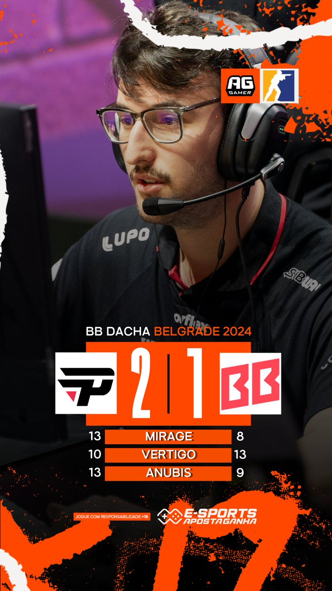 A Pain começou o dia colocando os donos da competição pra chave inferior!