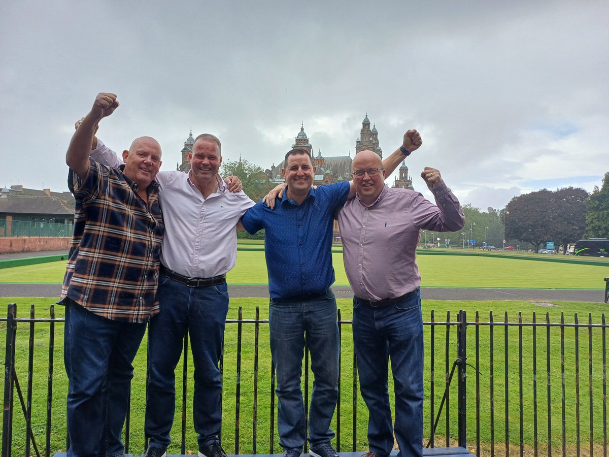 Great memories, great friends. What a feeling to be back to where it all happened 10 years ago 🏅#bowlsscotland #teamscotland
