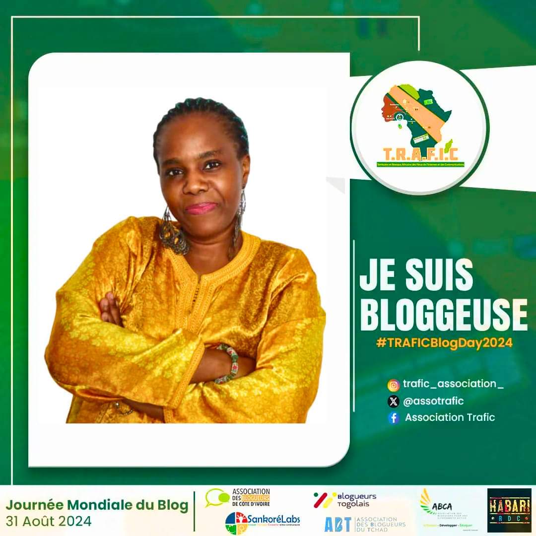 Marthe Suzanne Mveng du  Cameroun 🇨🇲

#TRAFICBlogDay2024