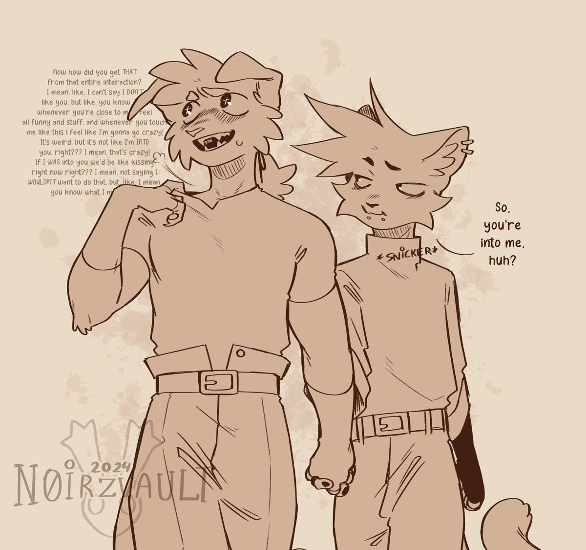 noirzvault's tweet photo. Hope you guys enjoyed chapter 4 :]
#furryart #thelunarflame https://t.co/xUQrhuoACs