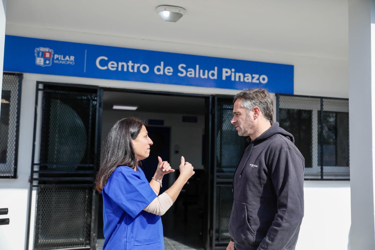 FedericoAchaval's tweet photo. ¡𝗣𝗨𝗘𝗦𝗧𝗔 𝗘𝗡 𝗩𝗔𝗟𝗢𝗥 𝗗𝗘𝗟 𝗖𝗘𝗡𝗧𝗥𝗢 𝗗𝗘 𝗦𝗔𝗟𝗨𝗗 𝗣𝗜𝗡𝗔𝗭𝗢! 🏥
Hoy recorrimos el Centro de Salud de #Pinazo, un espacio que pusimos en valor para seguir cuidando a la comunidad.
Creemos que la salud es una prioridad y un derecho, y vamos a seguir trabajando para que todas las familias pilarenses puedan recibir la atención que merecen.