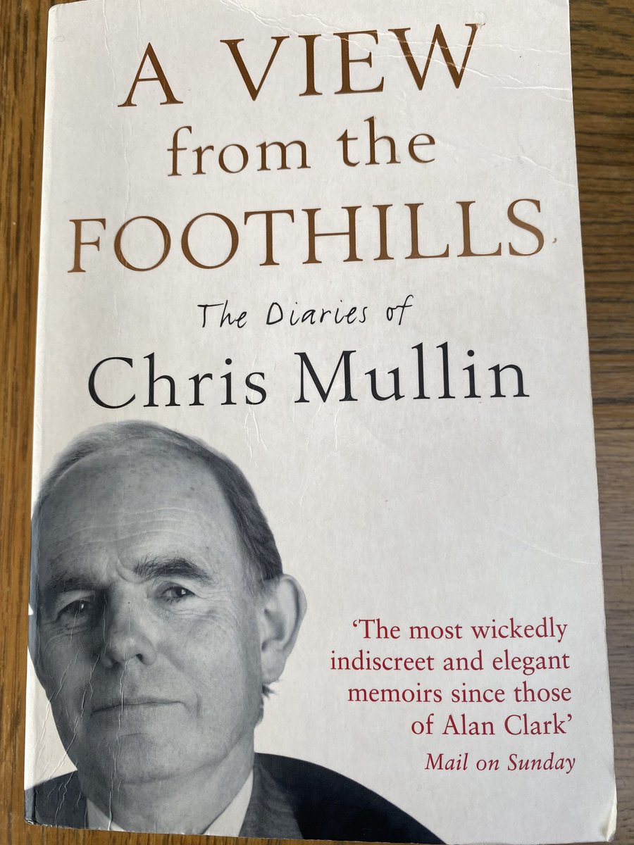 Just finished <a href="/chrismullinexmp/">Chris Mullin</a> fascinating memoir of Labour Government 1999 to 2005. Which ever way you cut it Starmer and Reeves are no Blair and Brown…Iraq finished Blair, what will finish <a href="/Keir_Starmer/">Keir Starmer</a> ?